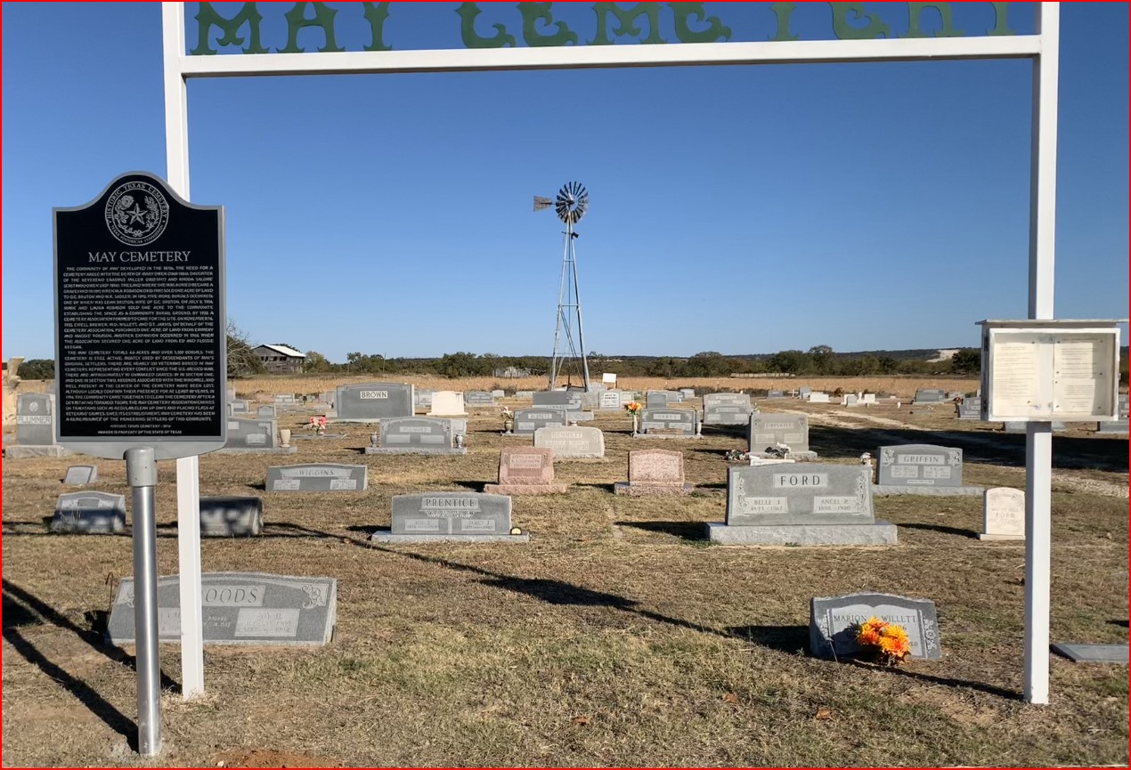 May Cemetery Entrance