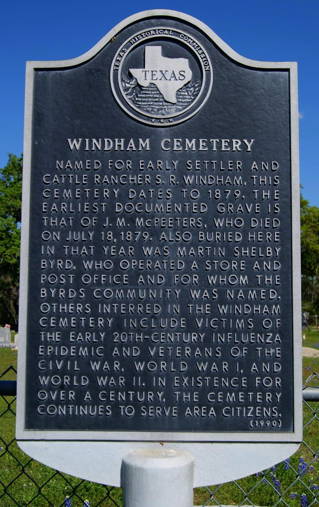 Windham Cemetery Marker